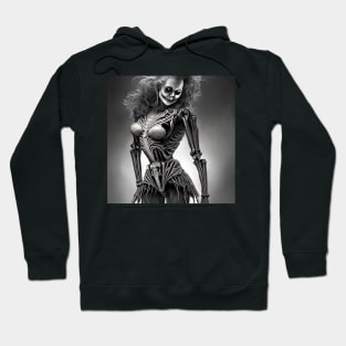 Dancing Gothic Ballet Skeleton Hoodie